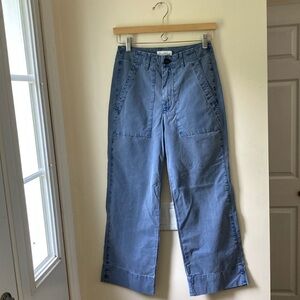 Velvet Maya Canvas Pant, bluestone, size 0